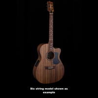 Pratley Classic Series OM Cutaway Model All Solid Tasmanian Blackwood - 12 String