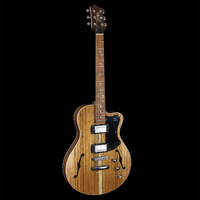 Pratley Electric Semi-Hollow Blackwood Single Cut SD Seth Lover HH Set