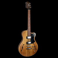 Pratley Electric Semi-Hollow Blackwood Single Cut SD Phat Cat P90 Set