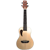 Peavey Delta Woods Series Composer Concert Ukulele in Natural Matte Finish