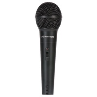 Peavey PVi100 Dynamic Cardioid Microphone in Black with XLR-QTR Cable