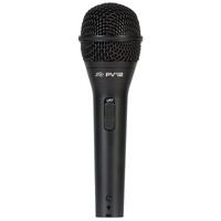 Peavey PVi2 Dynamic Cardioid Microphone in Black with XLR-QTR Cable