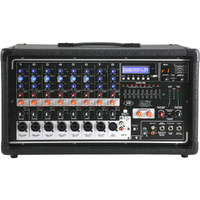 Peavey PVi Series 400-Watt, 8-Channel Mixer Amplifier with SD Card/USB MP3/Bluetooth Player