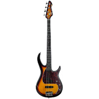 Peavey Milestone Series 4 String Bass Guitar in Vintage Burst