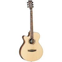 Tanglewood TDBTSFCEBWLH Discovery Exotic SFCE Black Walnut Left Hand