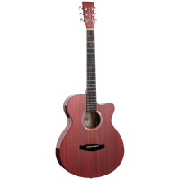 Tanglewood TDBTSFCETRG Discovery Super Folk C/E Transparent Red Gloss