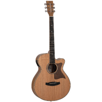 Tanglewood TRSFCEPW Reunion Australian Red Cedar Top Super Folk C/E with Pacific Walnut B/S