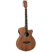 Tanglewood TRU4-CE-AK Reunion Pro Solid top all Koa Super Folk C/E