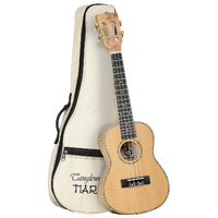 Tanglewood TWT11B Tiare Concert Uklulele Cedar/Spalted Maple with Bag