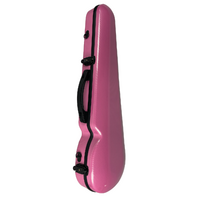 VIVO Shaped Case Textured Pink - for 1/2 Violin / 12" Viola