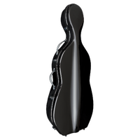 Vivo V703-44BK Polycarbonate Cello Case to suit 4/4 - Black