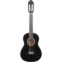 Valencia VC101BK Classical Guitar in Gloss Black - 1/4 Size