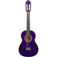 Valencia VC101PPS Classical Guitar in Gloss Purple Sunburst - 1/4 Size