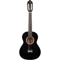 Valencia VC102BK Classical Guitar in Gloss Black - 1/2 Size