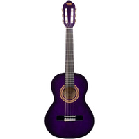 Valencia VC102PPS Classical Guitar in Gloss Purple Sunburst - 1/2 Size