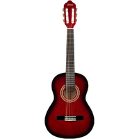 Valencia VC102RDS Classical Guitar in Gloss Red Sunburst - 1/2 Size