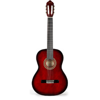 Valencia VC104RDS Classical Guitar in Gloss Red Sunburst - Full Size