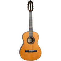 Valencia VC203HL Left Hand Classical Guitar Hybrid in Satin Natural - 3/4 Size