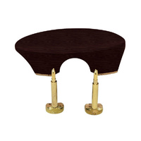 Wolf Flesch Chin Rest for Violin & Viola in Rosewood