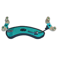 Wolf Forte Secondo Coloured Shoulder Rest for Violin in Green Emerald (3/4 - 4/4)