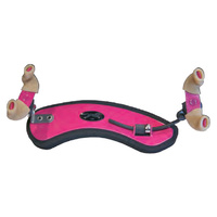 Wolf Forte Secondo Coloured Shoulder Rest for Violin in Pink Sparkle (3/4 - 4/4)