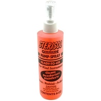 Sterisol Germicide Spray Bottle with Fine Mist Sprayer 8oz 